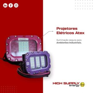 PROJETOR LED CREE 24V Corrente Contínua