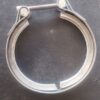 BRAÇADEIRA TUBO TURBINA AÇO INOX 120MM CANALETA 6,5MM