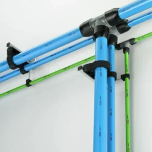 Linha de tubulação de ar comprimido