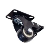 ROD.GIR.210 PLACA E RODA EM PVC C/PP-FURO