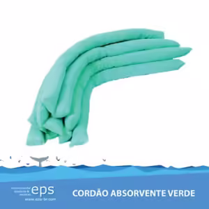 CORDÃO ABSORVENTE VERDE 7,6X120cm