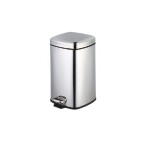 LIXEIRA INOX QUADRADA COM PEDAL 20 LITROS