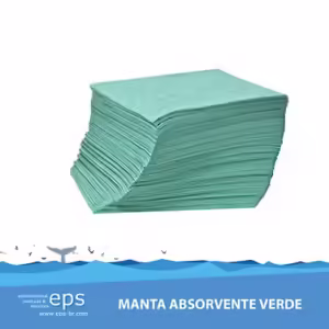MANTA ABSORVENTE 33X28X0,4cm (VERDE)