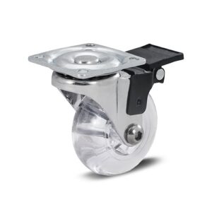 ROD. GIR. 1.5/8 C/ PLACA E RODA EM PP