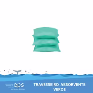TRAVESSEIRO ABSORVENTE VERDE 45X45cm