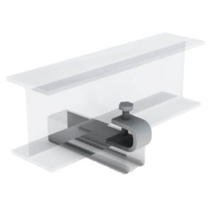 Abraçadeira de Viga com Flange “C” Parafuso Ponta Cônica em Aço Inox M10x40