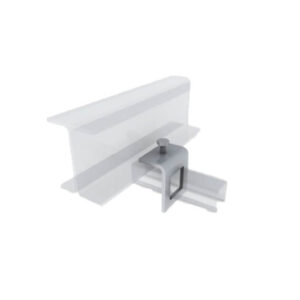 Abraçadeira de Viga com Janela Profunda com Parafuso Ponta Cônica em Aço Inox M10x40