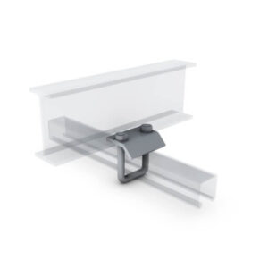 Abraçadeira de Viga com Parafuso “U” M10x80 2 Porcas e Arruelas M10 em Aço Inox