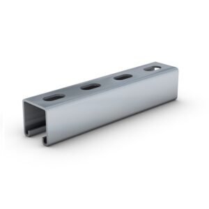 Perfilado Profundo Perfurado em Aço Inox 316L 6000×2,5mm | IC-CNL-D-S-SL6-SS-2.5