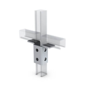 Suporte de Duas Pernas em Aço Inox 129x99mm